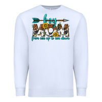 White boy mom from son up to son down  western Premium Sweatshirt - texasbilliewilder