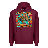 Burgundy only the brave teach Premium Hoodie - JahusDesignShop