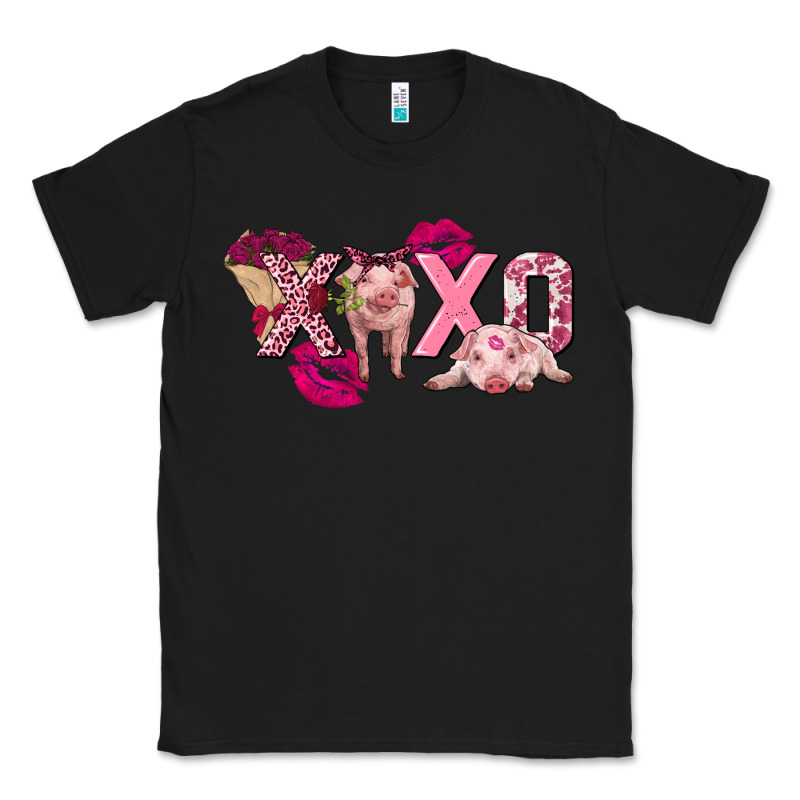 Valentine's Day Pig Xoxo Classic Tee by FaDigitalArtStudio | Teevron