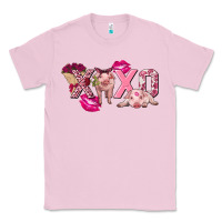 Bubblegum Pink Valentine's Day Pig Xoxo Classic Tee - FaDigitalArtStudio
