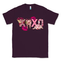 Plum Valentine's Day Pig Xoxo Classic Tee - FaDigitalArtStudio