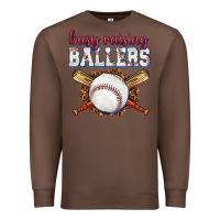 Chestnut busy raising ballers baseball Premium Sweatshirt - texasbilliewilder