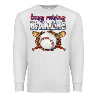 Oatmeal Heather busy raising ballers baseball Premium Sweatshirt - texasbilliewilder