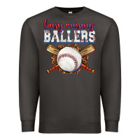 Smoke busy raising ballers baseball Premium Sweatshirt - texasbilliewilder