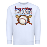 White busy raising ballers baseball Premium Sweatshirt - texasbilliewilder