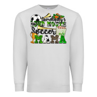 Dove Grey somebody's loud mouth soccer mama Premium Sweatshirt - Zillion Design Studio