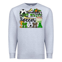 Heather Grey somebody's loud mouth soccer mama Premium Sweatshirt - Zillion Design Studio
