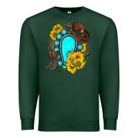 Sports Green western turquoise gemstone Premium Sweatshirt - Zillion Design Studio