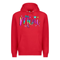 Red mini Premium Hoodie - JahusDesignShop