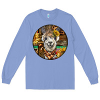 Colony Blue western alpaca Long Sleeve Tee - BarkalooDesign