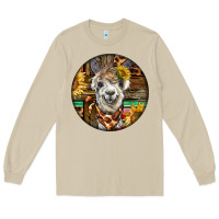 Mushroom western alpaca Long Sleeve Tee - BarkalooDesign