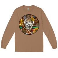 Toasted Coconut western alpaca Long Sleeve Tee - BarkalooDesign
