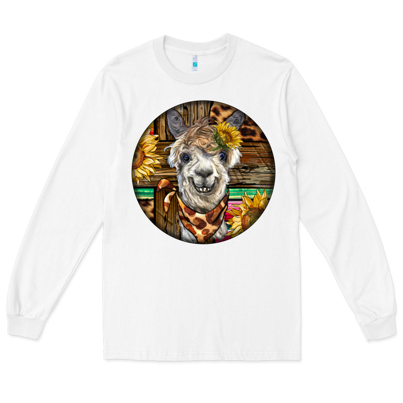 Western Alpaca Long Sleeve Tee by BarkalooDesign | Teevron