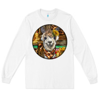 White western alpaca Long Sleeve Tee - BarkalooDesign