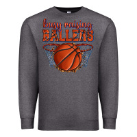 Charcoal Heather busy raising ballers basketball Premium Sweatshirt - texasbilliewilder