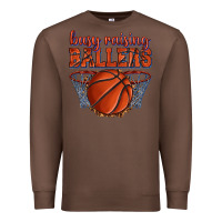 Chestnut busy raising ballers basketball Premium Sweatshirt - texasbilliewilder