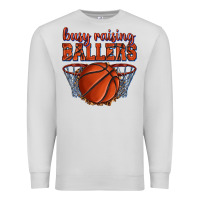 Dove Grey busy raising ballers basketball Premium Sweatshirt - texasbilliewilder