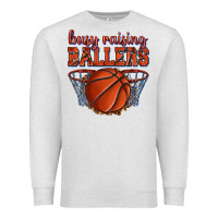 Oatmeal Heather busy raising ballers basketball Premium Sweatshirt - texasbilliewilder