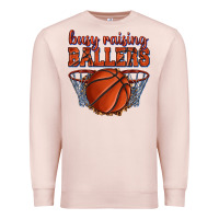 Pale Pink busy raising ballers basketball Premium Sweatshirt - texasbilliewilder