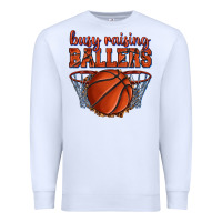 White busy raising ballers basketball Premium Sweatshirt - texasbilliewilder