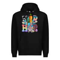 Black hip hop easter rabbit Premium Hoodie - AdoDesignShop