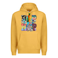 Mustard hip hop easter rabbit Premium Hoodie - AdoDesignShop