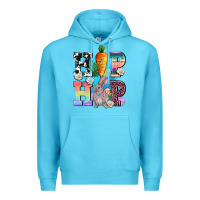 Hip Hop Easter Rabbit Premium Hoodie | Teevron