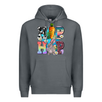 Rock hip hop easter rabbit Premium Hoodie - AdoDesignShop