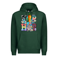 Sports Green hip hop easter rabbit Premium Hoodie - AdoDesignShop