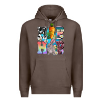 Coffee hip hop easter rabbit Premium Hoodie - AdoDesignShop