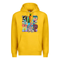 Lemon hip hop easter rabbit Premium Hoodie - AdoDesignShop