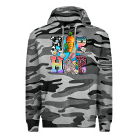 Slate Camo hip hop easter rabbit Premium Hoodie - AdoDesignShop