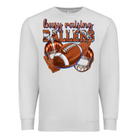 Dove Grey busy raising ballers football Premium Sweatshirt - texasbilliewilder