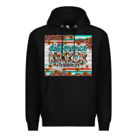Black difference maker Premium Hoodie - JahusDesignShop