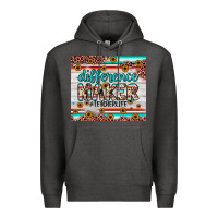 Charcoal Heather difference maker Premium Hoodie - JahusDesignShop