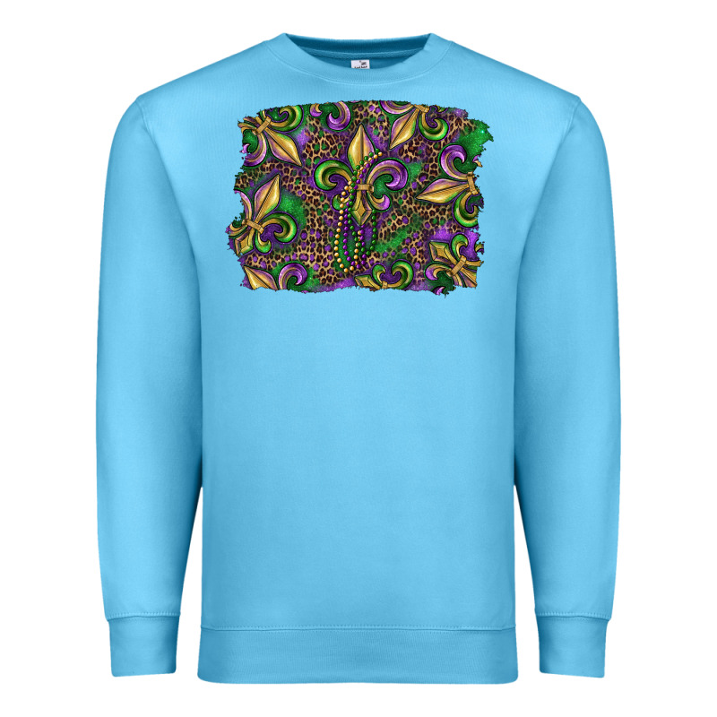 Mardi Gras Fleur De Lis Premium Sweatshirt by RanaPortraitStore | Teevron