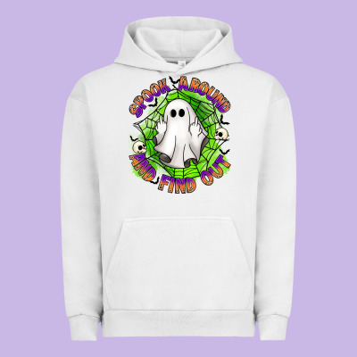 Spook Aound And Find Out Urban Hoodie Designed By Artiststas