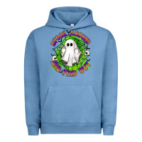 Pigment Pebble Blue spook aound and find out Urban Hoodie - Artiststas