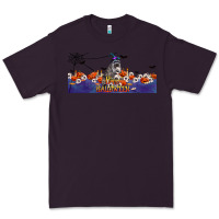 Plum Happy Halloween Raccon Premium Tee - LillyAllenDesigns