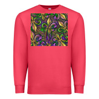 Cardinal mardi gras fleur de lis Premium Sweatshirt - RanaPortraitStore