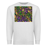Oatmeal Heather mardi gras fleur de lis Premium Sweatshirt - RanaPortraitStore