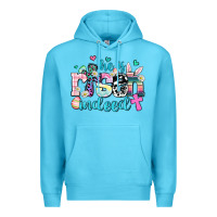 Ocean Blue he is risen indeed Premium Hoodie - AdoDesignShop