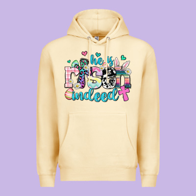 He Is Risen Indeed Premium Hoodie Designed By Adodesignshop