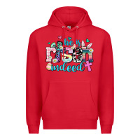 Red he is risen indeed Premium Hoodie - AdoDesignShop