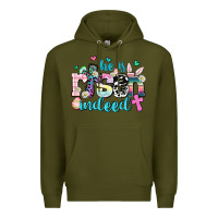 Army Green he is risen indeed Premium Hoodie - AdoDesignShop