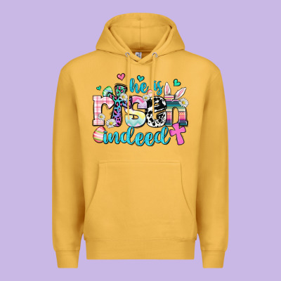 He Is Risen Indeed Premium Hoodie Designed By Adodesignshop