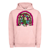 Pigment Salmon san judas rainbow Urban Hoodie - JahusDesignShop
