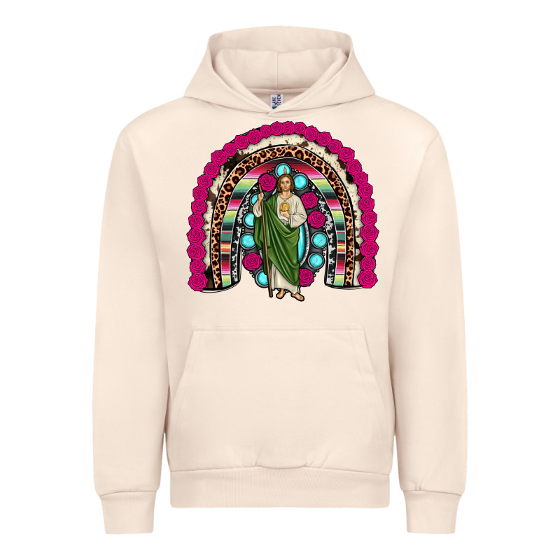 San Judas Rainbow Urban Hoodie by JahusDesignShop | Teevron