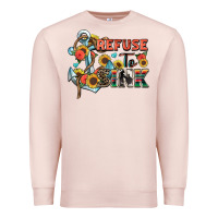 Pale Pink refuse to sink Premium Sweatshirt - Zillion Design Studio
