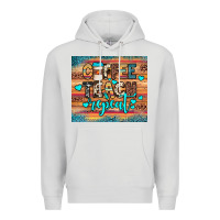 Dove Grey coffee teach repeat Premium Hoodie - JahusDesignShop